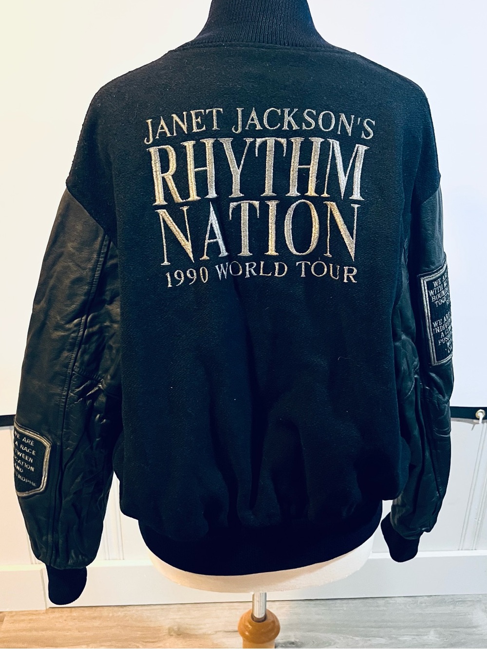Rhythm Nation 1990 World Tour Black Jacket - Janet Jackson